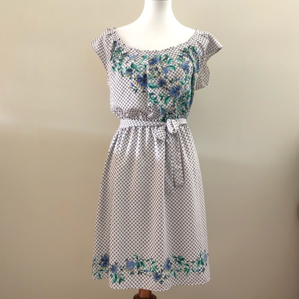 Lauren Conrad Pleat Neck Dress